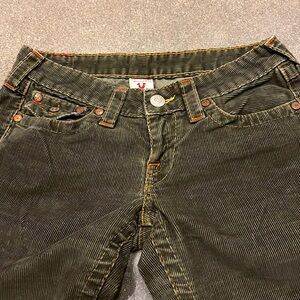 True Religion - Joey 
women pants Corduroy 
Size 27 Good condition
Brown